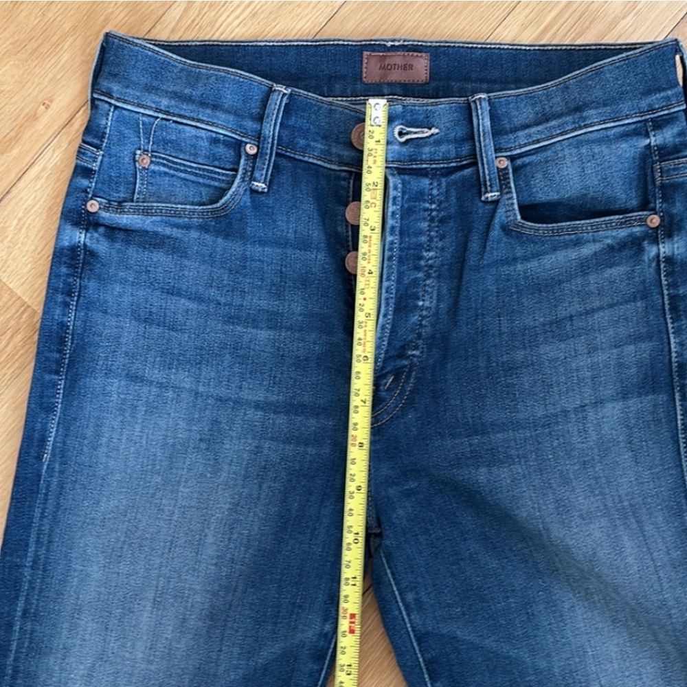 🆕 Mother Skinny Jeans The Stunner Knicker Style. NWOT - Picture 4 of 14